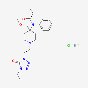 AlfentanilHcl structure, CAS 71124-01-1