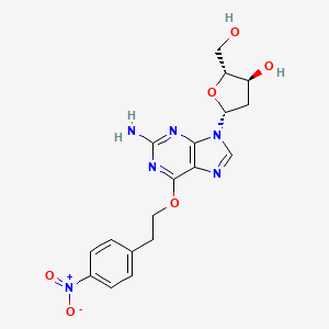 2'-Deoxy-6-O-[2-(4-nitrophenyl)ethyl]guanosine structure, CAS 86137-72-6