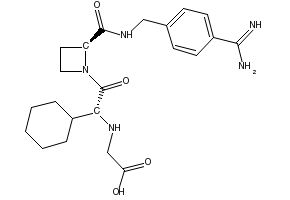 Melagatran structure, CAS 159776-70-2