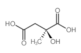 (S)-(+)-CITRAMALIC ACID structure, CAS 6236-09-5