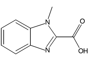1-METHYL-1H-BENZIMIDAZOLE-2-CARBOXYLIC ACID structure, CAS 20572-01-4