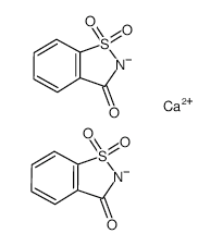 SACCHARIN CALCIUM structure, CAS 6485-34-3