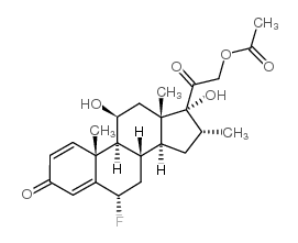 PARAMETHASONE ACETATE (200 MG) structure, CAS 1597-82-6
