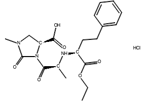(S)-3-[(S)-2-((S)-1-ETHOXYCARBONYL-3-PHENYL-PROPYLAMINO)-PROPIONYL]-1-METHYL-2-OXO-IMIDAZOLIDINE-4-CARBOXYLIC ACID structure, CAS 89396-94-1
