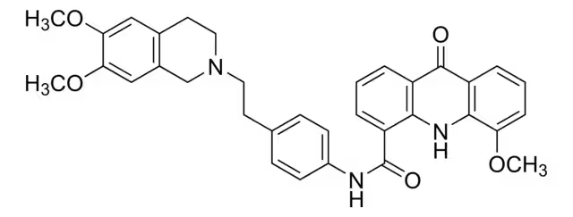 Elacridar structure, CAS 143664-11-3