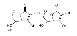 FERROUS ASCORBATE structure, CAS 24808-52-4