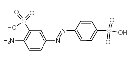 4-Aminoazobenzene-3,4'-disulfonic Acid structure, CAS 101-50-8
