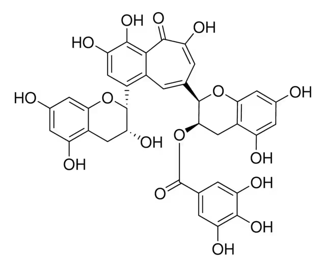 THEAFLAVINE-3-GALLATE structure, CAS 30462-34-1