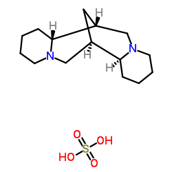 SPARTEINE SULFATE structure, CAS 299-39-8