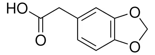 3,4-(METHYLENEDIOXY)PHENYLACETIC ACID structure, CAS 2861-28-1