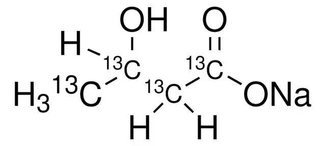 3-HYDROXYBUTYRIC-4-13C ACID SODIUM SAL& structure, CAS 287111-43-7
