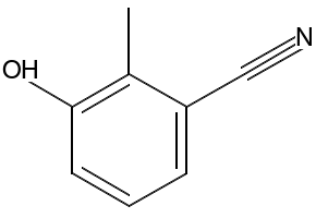 3-Hydroxy-2-methylbenzonitrile structure, CAS 55289-04-8