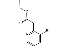ETHYL 2-(3-BROMOPYRIDIN-2-YL)ACETATE structure, CAS 197376-41-3