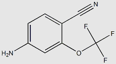 4-AMINO-2-(TRIFLUOROMETHOXY)BENZONITRILE structure, CAS 609783-06-4