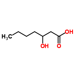 3-HYDROXYHEPTANOIC ACID structure, CAS 17587-29-0