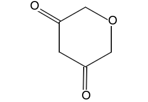 PYRAN-3,5-DIONE structure, CAS 61363-56-2