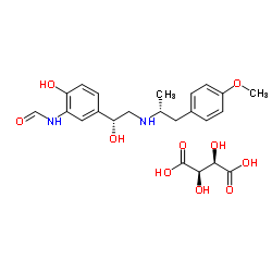 Arformoterol tartrate structure, CAS 200815-49-2