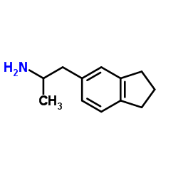 Indanylaminopropane (IAP) structure, CAS 152624-02-7