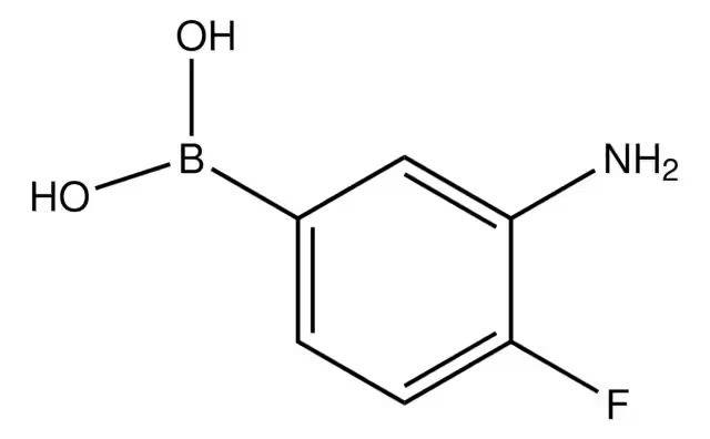3-Amino-5-fluorophenylboronic acid structure, CAS 1150114-48-9