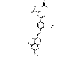 Calcium levomefolate structure, CAS 151533-22-1