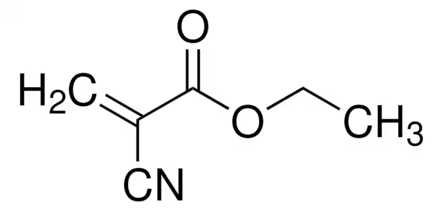 ETHYL 2-CYANOACRYLATE structure, CAS 7085-85-0