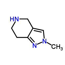 2-METHYL-4,5,6,7-TETRAHYDRO-2H-PYRAZOLO[4,3-C]PYRIDINE structure, CAS 100501-59-5