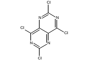 2,4,6,8-TETRACHLOROPYRIMIDO[5,4-D]PYRIMIDINE structure, CAS 32980-71-5
