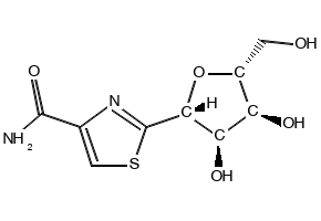 Tiazofurine structure, CAS 60084-10-8