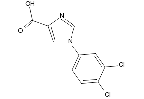 1-(3,4-DICHLOROPHENYL)CYCLOHEXANE-1-CARBOXYLIC ACID structure, CAS 162733-00-8
