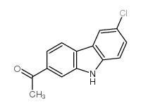 1-(6-Chloro-9H-carbazol-2-yl)ethanone (Carprofen Impurity) structure, CAS 92841-22-0