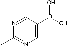 (2-METHYLPYRIMIDIN-5-YL)BORONIC ACID structure, CAS 1034924-06-5