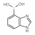 1H-BENZIMIDAZOL-4-YLBORONIC ACID,97% structure, CAS 499769-95-8