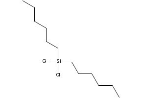 DI-N-HEXYLDICHLOROSILANE structure, CAS 18204-93-8
