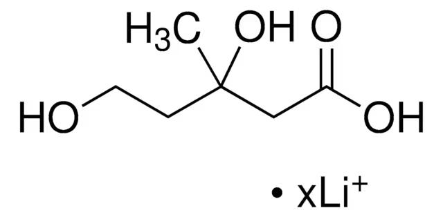 3,5-dihydroxy-3-methyl-Pentanoic acid structure, CAS 150-97-0