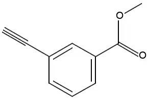 3-ETHYNYL-BENZOIC ACID METHYL ESTER structure, CAS 10602-06-9