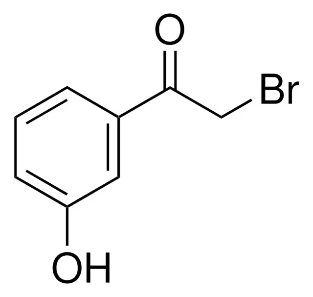 2-BROMO-3'-HYDROXYACETOPHENONE structure, CAS 2491-37-4