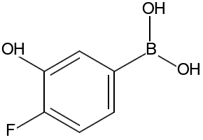 4-FLUORO-3-HYDROXYBENZENEBORONIC ACID 98 structure, CAS 913835-74-2