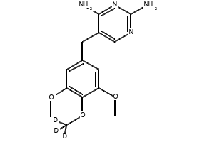 5-(2-Methoxy-benzyl)-pyrimidine-2,4-diamine structure, CAS 85544-40-7