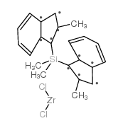 MESO-DIMETHYLSILYLENEBIS(2-METHYL-1-INDENYL)ZIRCONIUM(IV) DICHLORIDE structure, CAS 149342-08-5