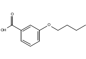 3-BUTOXY-BENZOIC ACID structure, CAS 93351-38-3