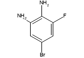 5-BROMO-2,3-DIAMINOFLUOROBENZENE structure, CAS 517920-69-3