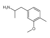 1-(3-methoxy-4-methylphenyl)-2-aminopropane structure, CAS 87179-33-7