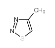 4-METHYL-1,2,3-THIADIAZOLE structure, CAS 18212-62-9