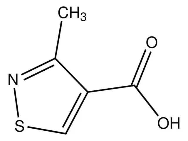 3-Methylisothiazole-4-carboxylic acid structure, CAS 15903-66-9