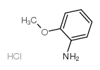 O-ANISIDINE HYDROCHLORIDE structure, CAS 134-29-2