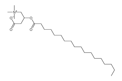 3-octadecanoyloxy-4-trimethylazaniumylbutanoate structure, CAS 1976-27-8