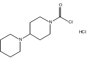 1-Chlorocarbonyl-4-piperidinopiperidine hydrochloride structure, CAS 143254-82-4