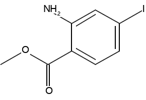 Methyl2-Amino-4-Iodobenzoate structure, CAS 144550-76-5