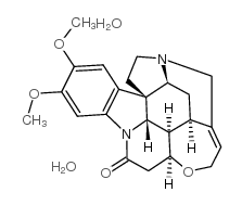 BRUCINE DIHYDRATE structure, CAS 145428-94-0