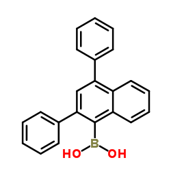 Name: 4-diphenyl-1-naphthalene boronic acid structure, CAS 881811-83-2